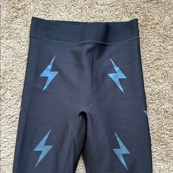 Ultracor Lightning Bolt Appliquéd Stretch Leggings Black - Picture 5 of 10